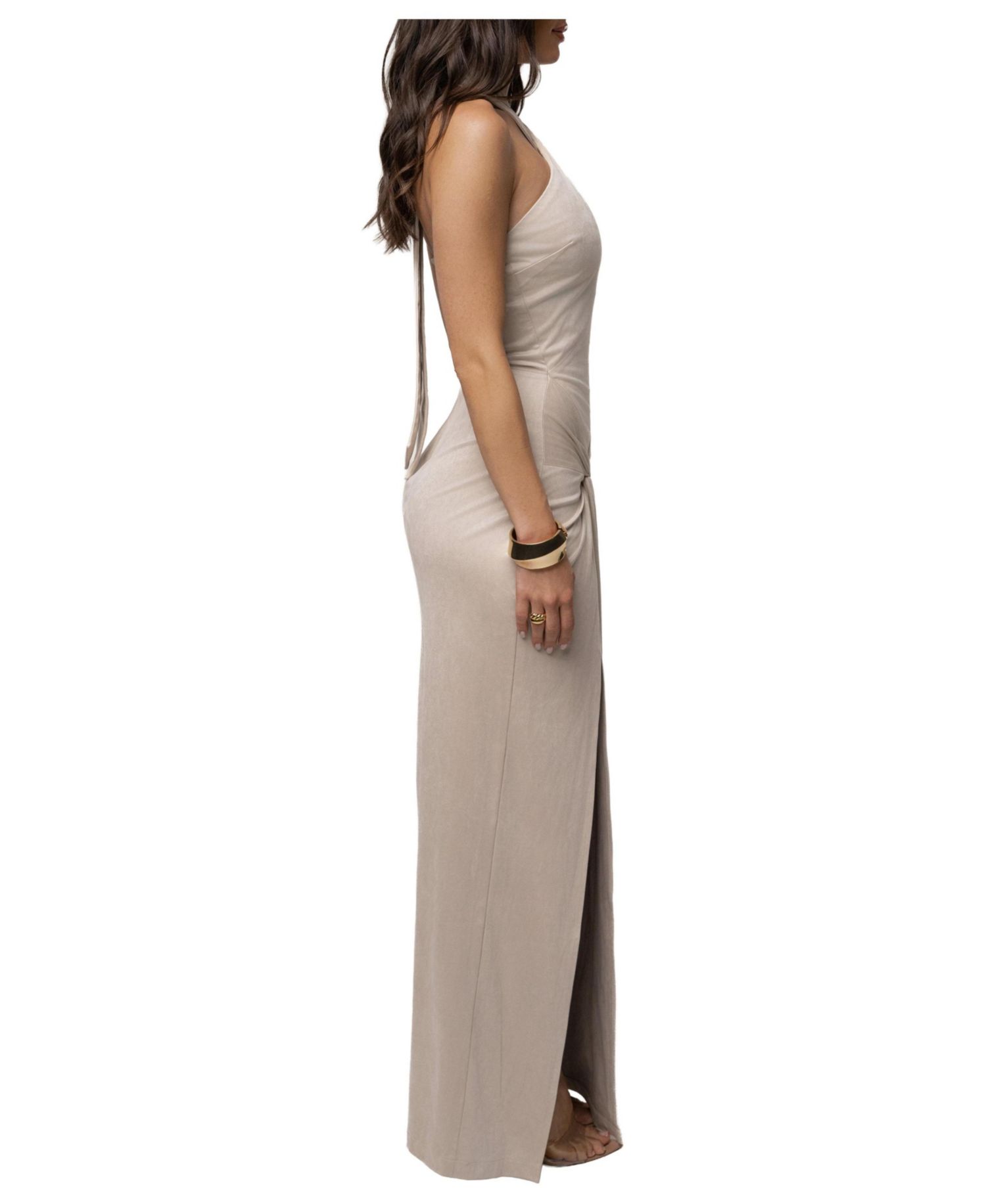 Women's Charlotte Halter Sleeveless Maxi Dress
