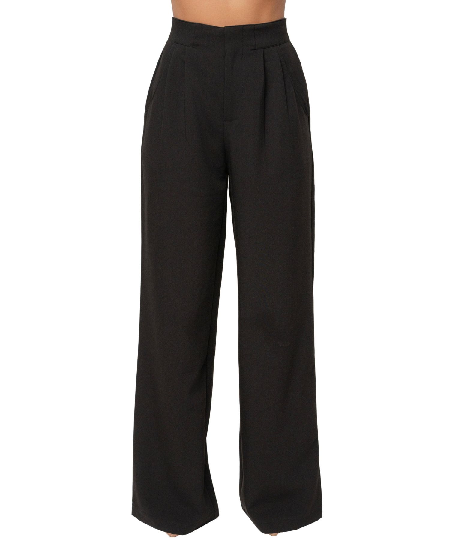 Women's Always Ready Tailored High-Waisted Wide-Leg Trouser, 32" Inseam