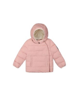 Toddler Girl ( 2T TO 5T ) Winter Jacket Adapted for Car Seats Pale Dusty