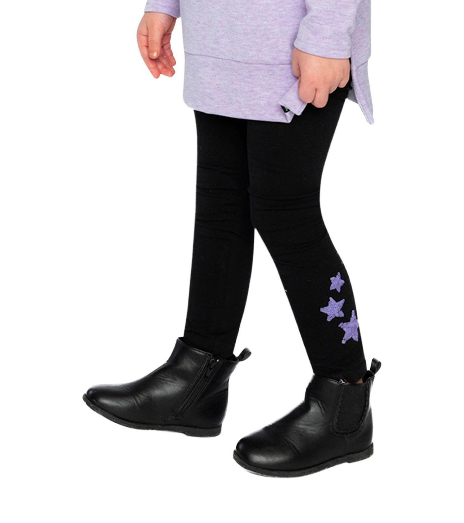 Little Girls (6 - 12) Cotton Jersey Leggings Pant