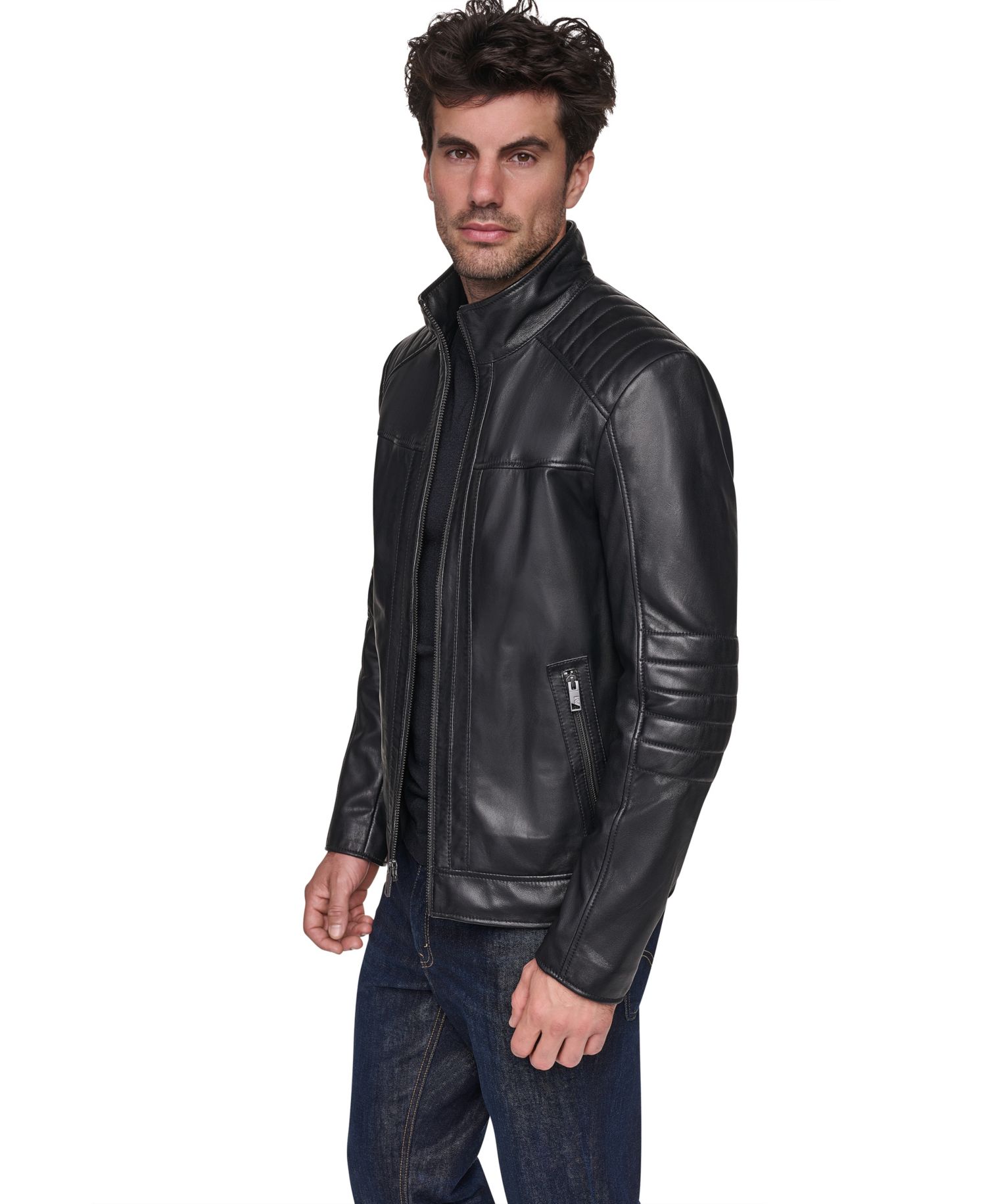 Men's Aged Lamb Racer Jacket