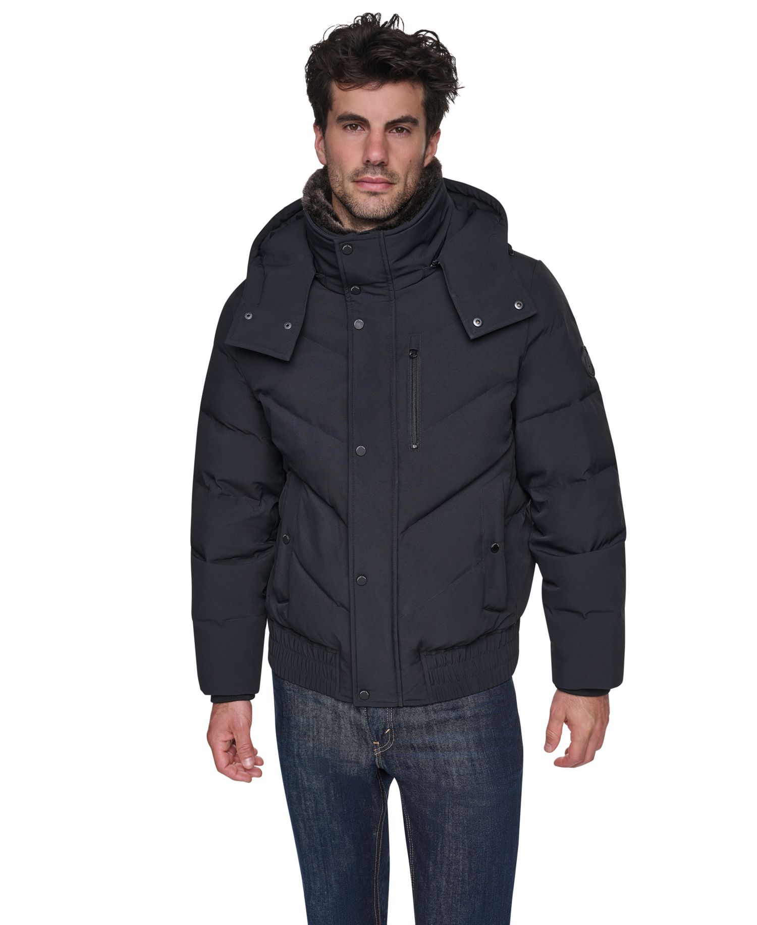 Men's Hooded Bomber Jacket