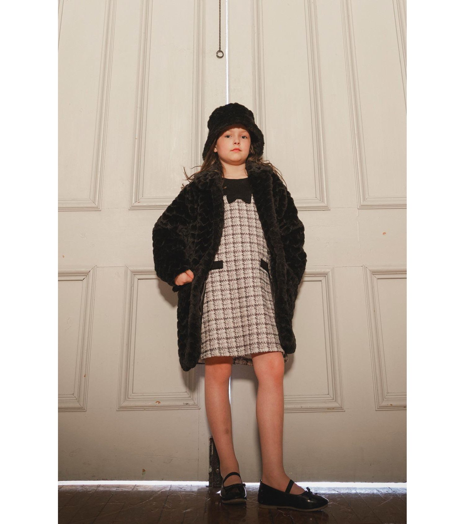 Toddler Girl ( 2-3 4-5 ) Faux Fur Long Coat