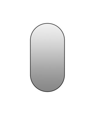 48x24 Inch Bathroom Vanity Mirror Wall Mounted Framed Vertical or Horizontal Hanging Modern HD Mirror for Bedroom Entryway