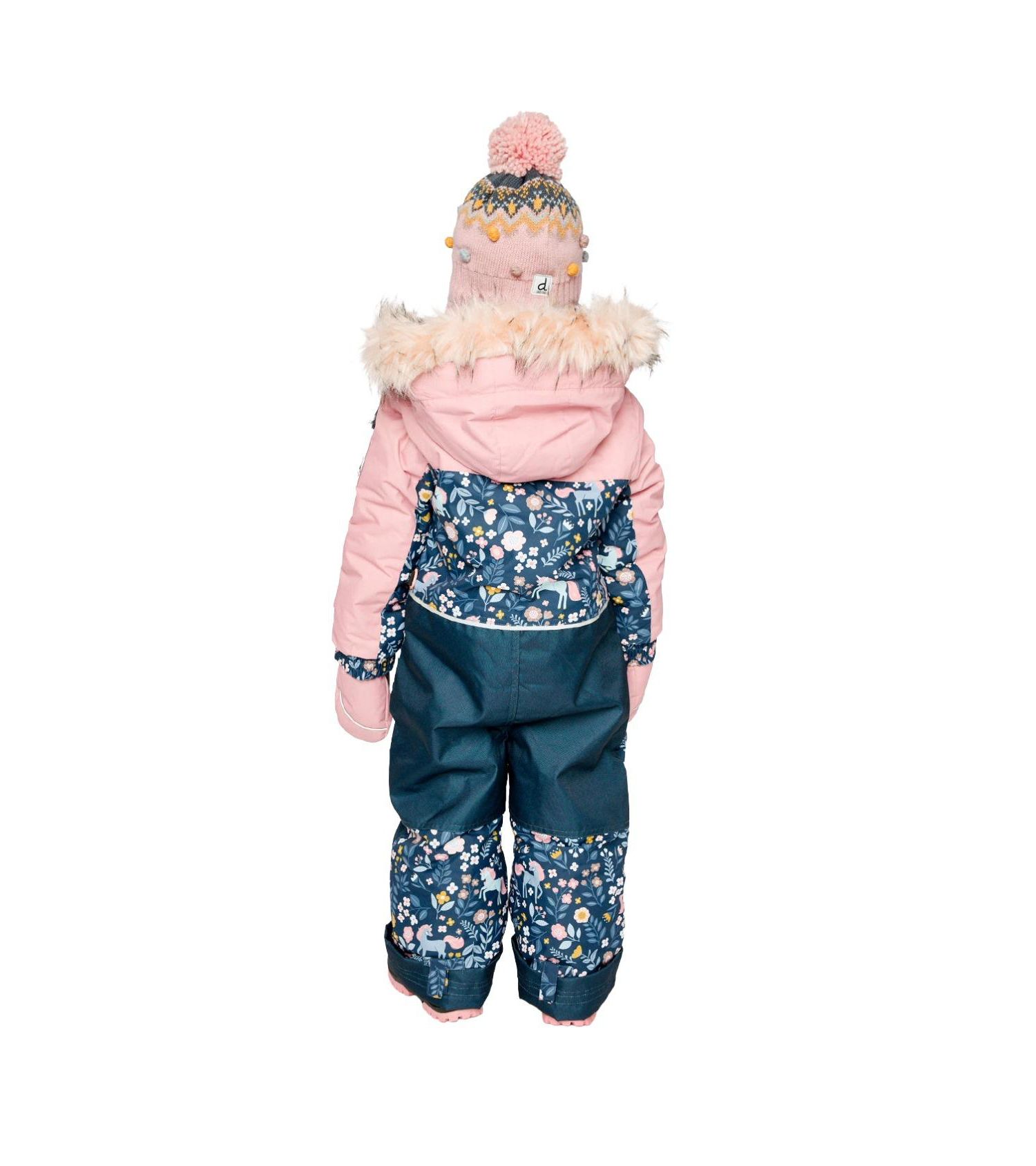 Little Girls ( 6 to 8 ) One Piece Discover Snowsuit Unicorn Print