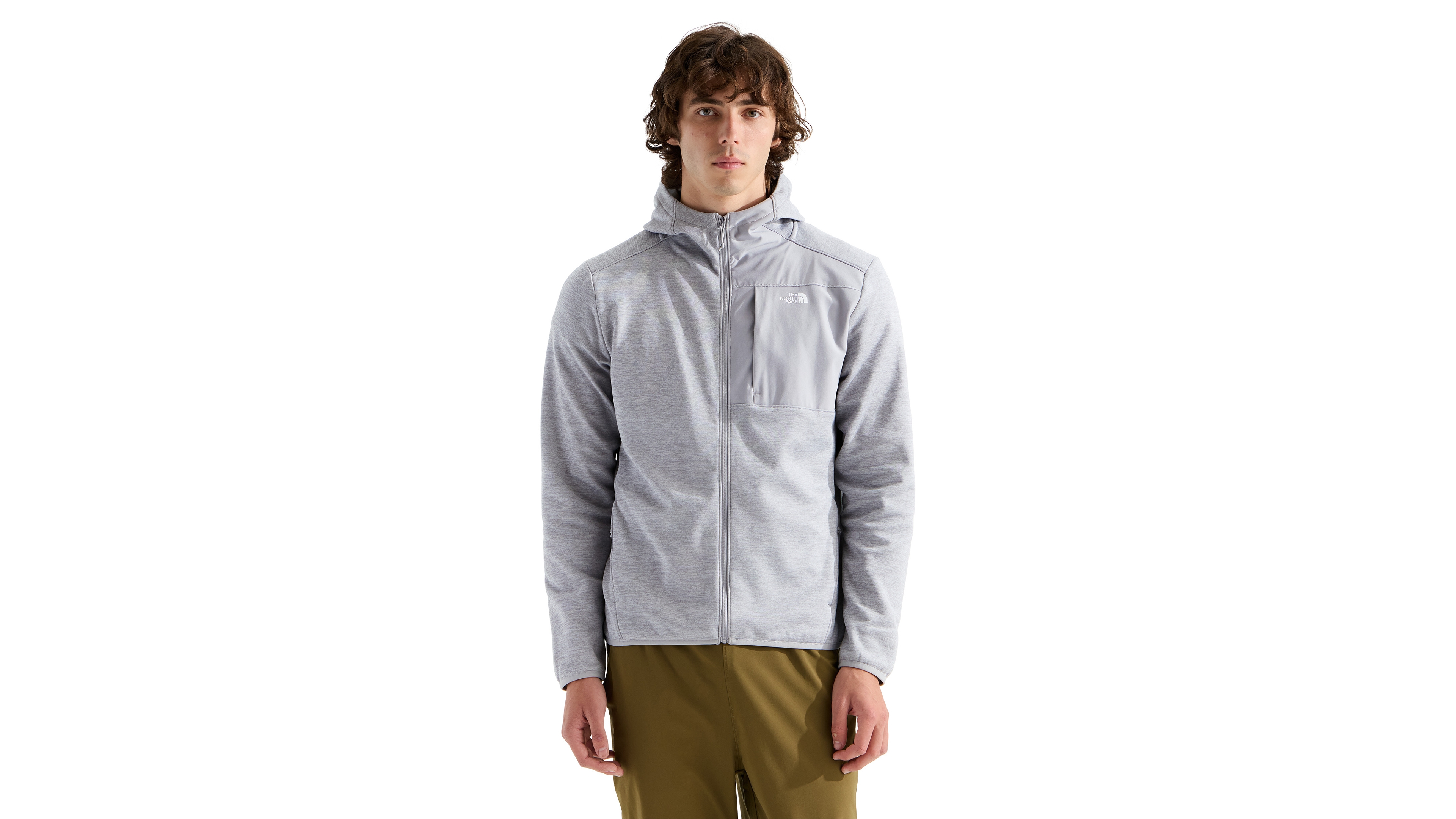 The North Face Men's Performance Fleece Full-Zip Hooded Jacket