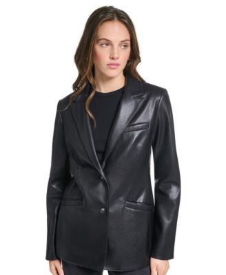 Women's Laydown Collar Single-Breasted Blazer