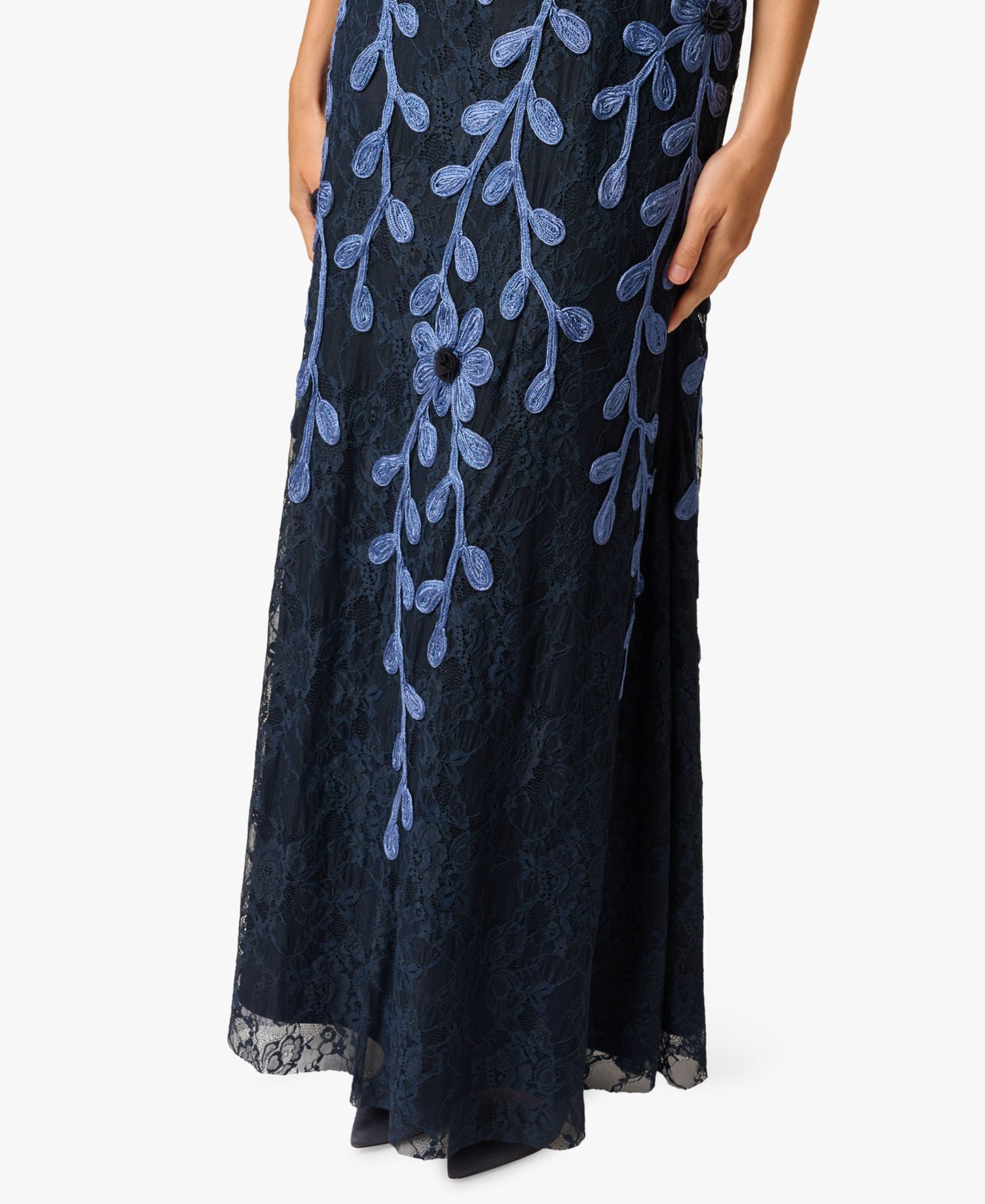 Women's Soutache Lace Ball Gown