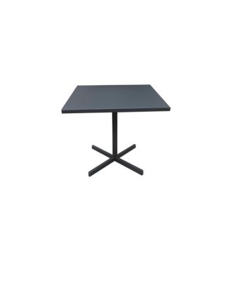 32" Square Aluminum Pedestal Base Dining Table
