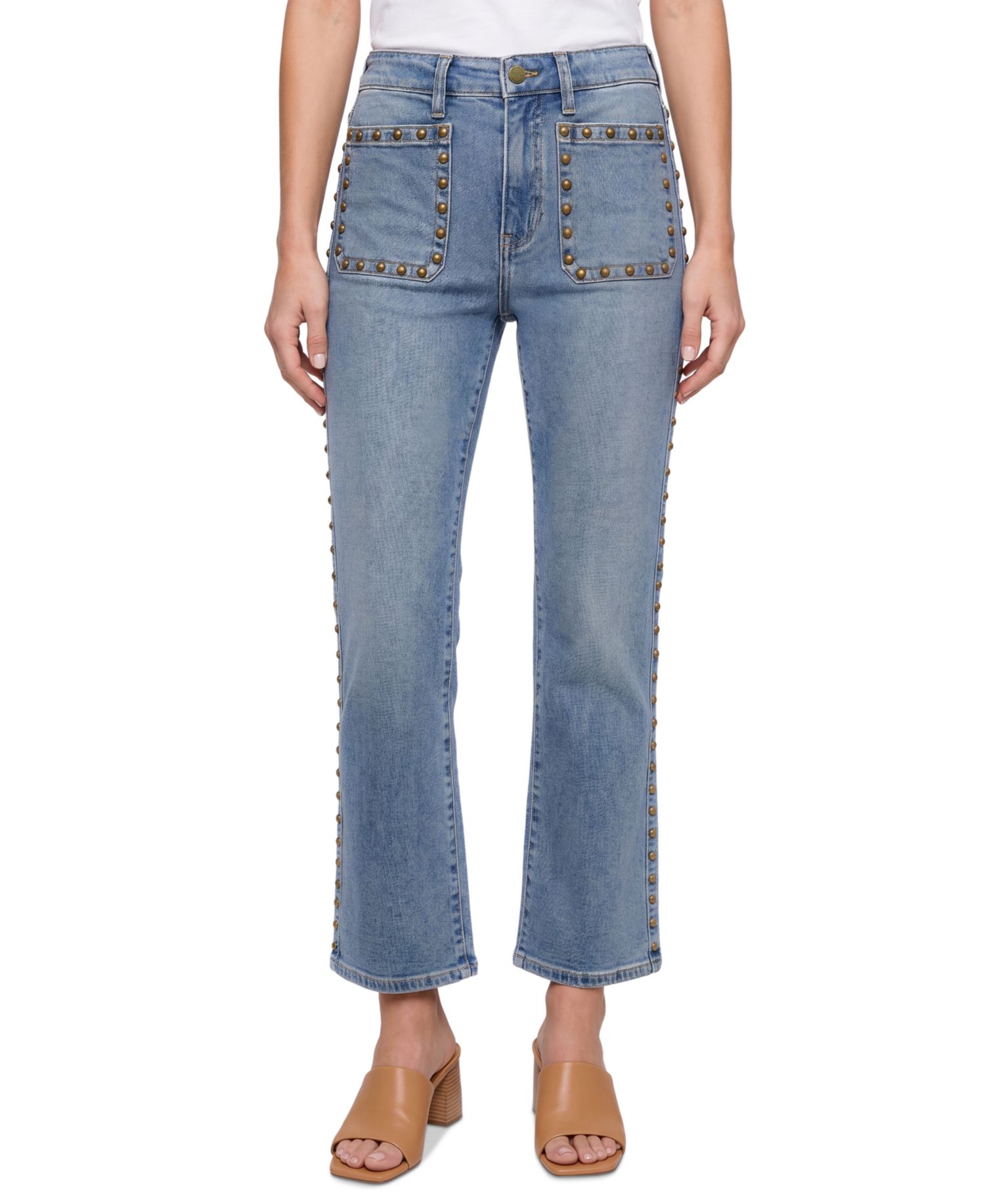 Women's Hannah Flare Studded Jeans