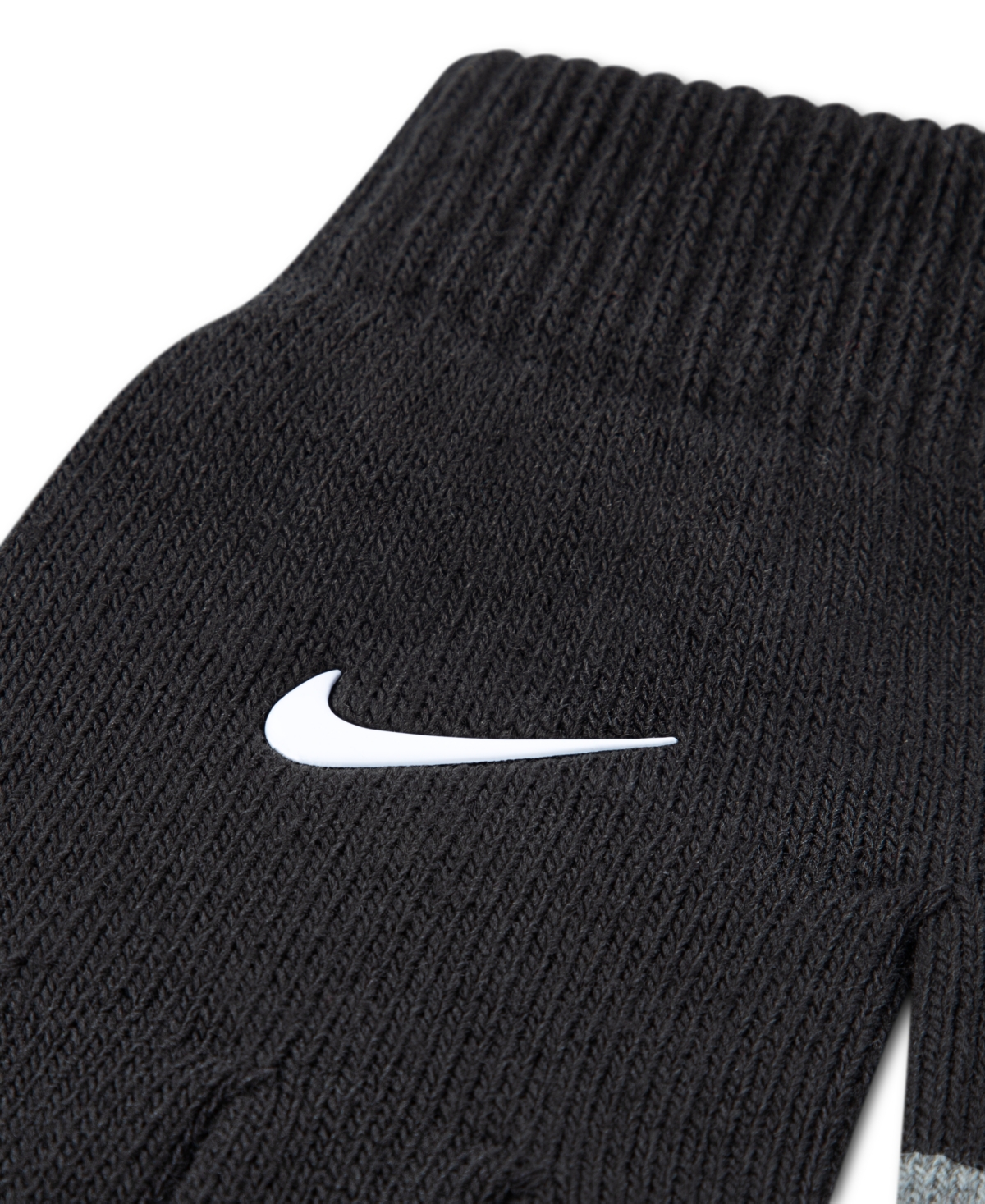 Nike Boys' 8-20 Multi-Stripe Peak Beanie and Gloves, 2-Piece Set
