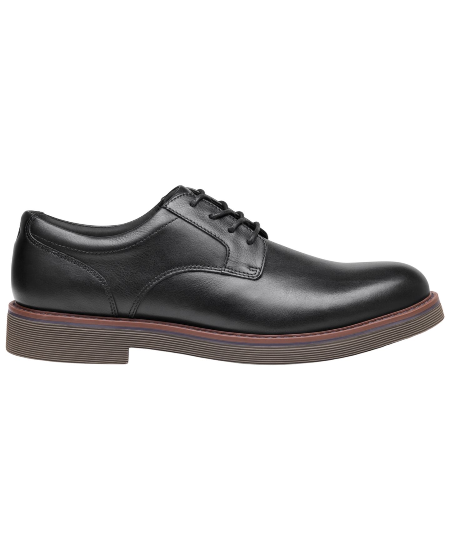 Мужские туфли Johnston & Murphy Reese Plain-Toe, цвет: Чёрный — фото 2