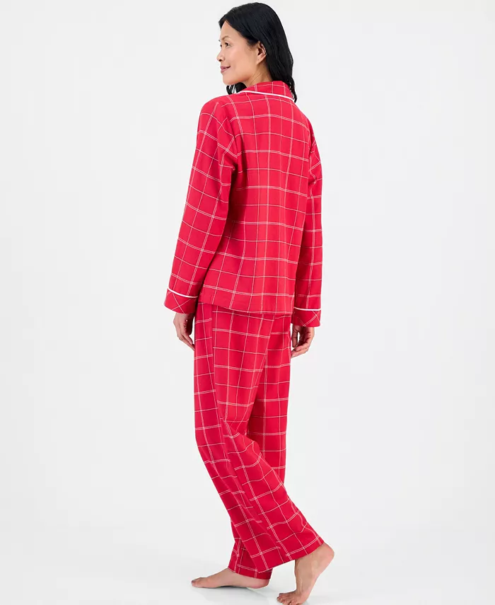 Women's 2-Piece Cotton Flannel Packaged Pajama set - thumbnail 3