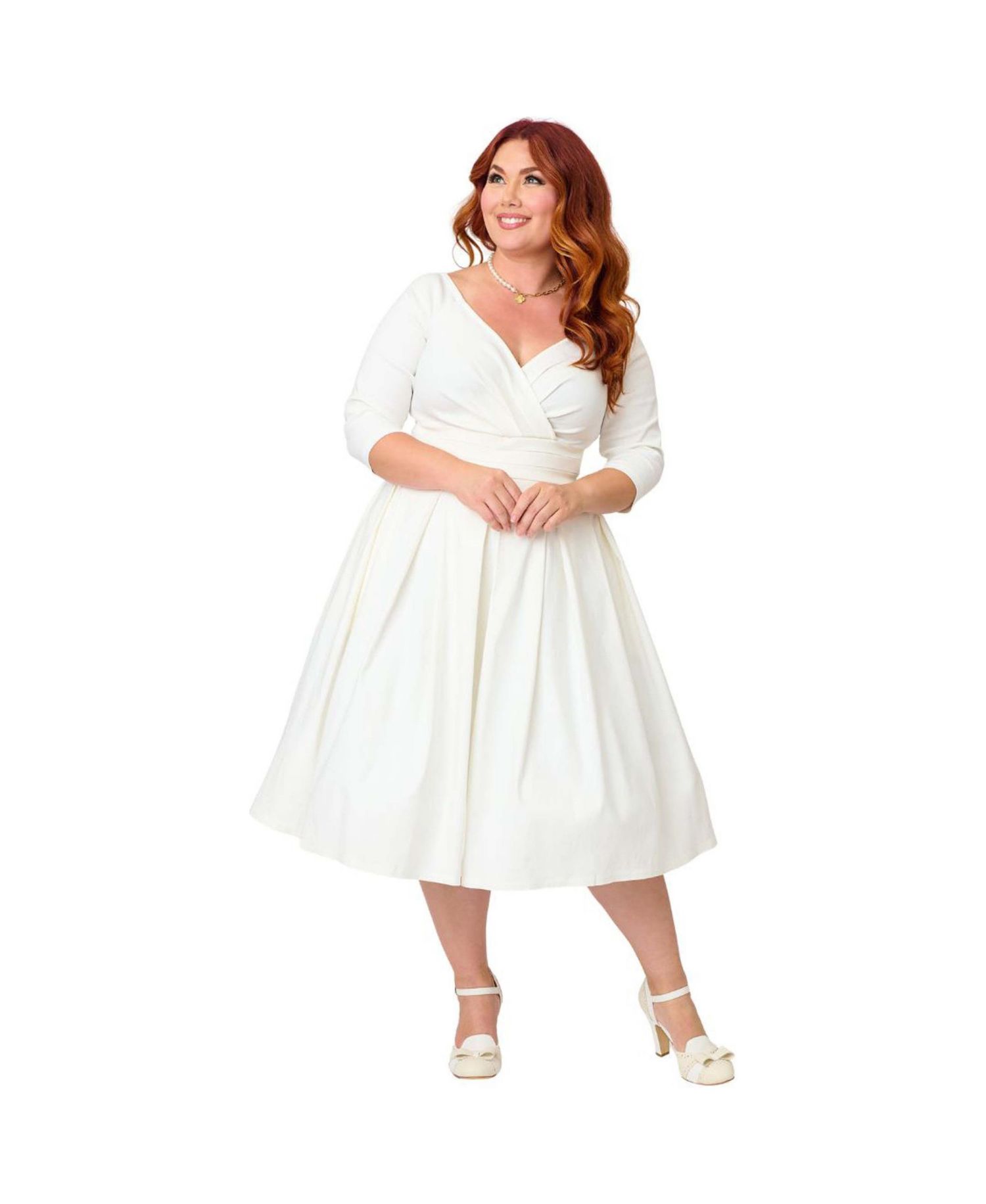 Plus Size 1950s Swing Dress