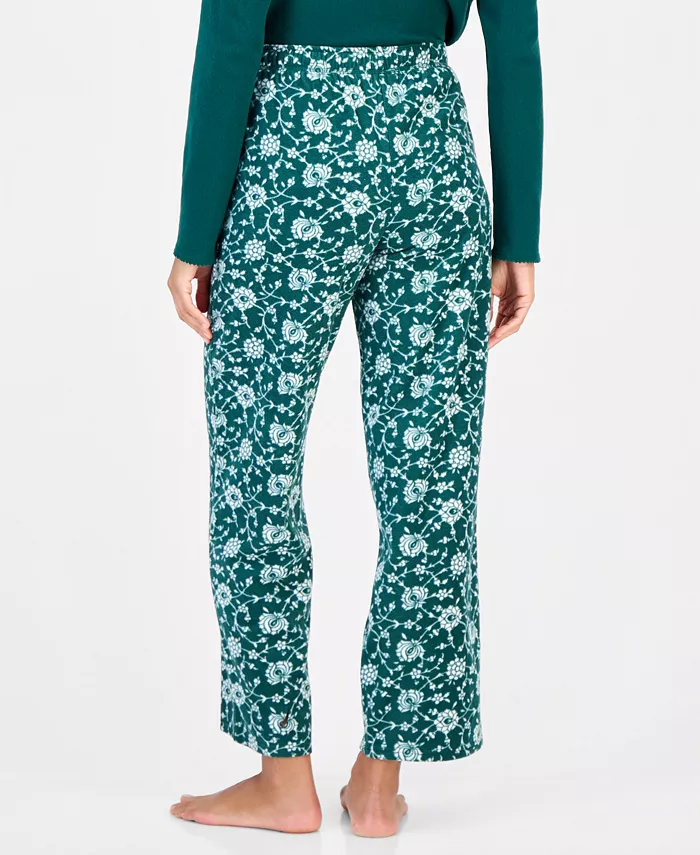 Women's Printed Fleece Pajama Pants - thumbnail 7