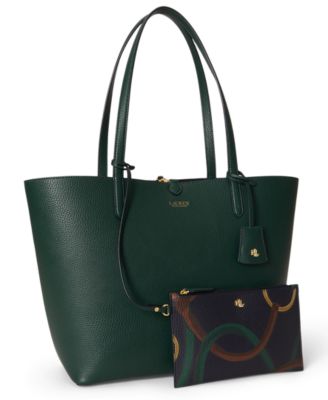 Faux-Leather Reversible Extra Large Tote Handbag