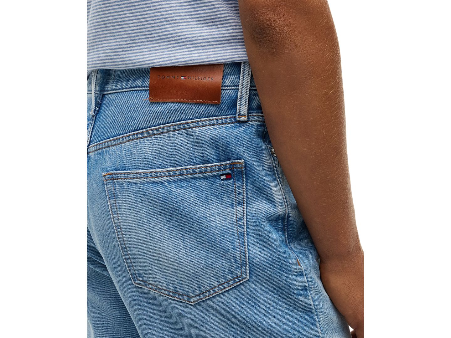 Мужские джинсы Tommy Hilfiger River Relaxed-Fit, цвет: Индиго — фото 4