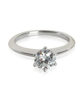 0.84 ct Round Brilliant Diamond Engagement Ring