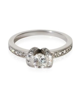 0.42 ct Round Brilliant Diamond Ribbon Engagement Ring