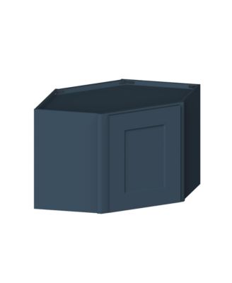 18 Inch Height Short Corner Wall Cabinets, Ready to Assemble Kitchen Cabinet with Solid Wood Frame, Soft-Close Slides and Hinge