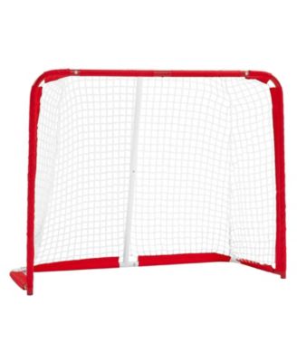 Steel Street Hockey Goal, Portable Regulation-Size Net for Backyard