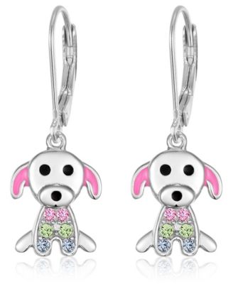 Kids Dog Hypoallergenic Earrings for Girls with Leverbacks
