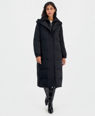 Women's Hooded Down Maxi Puffer Coat