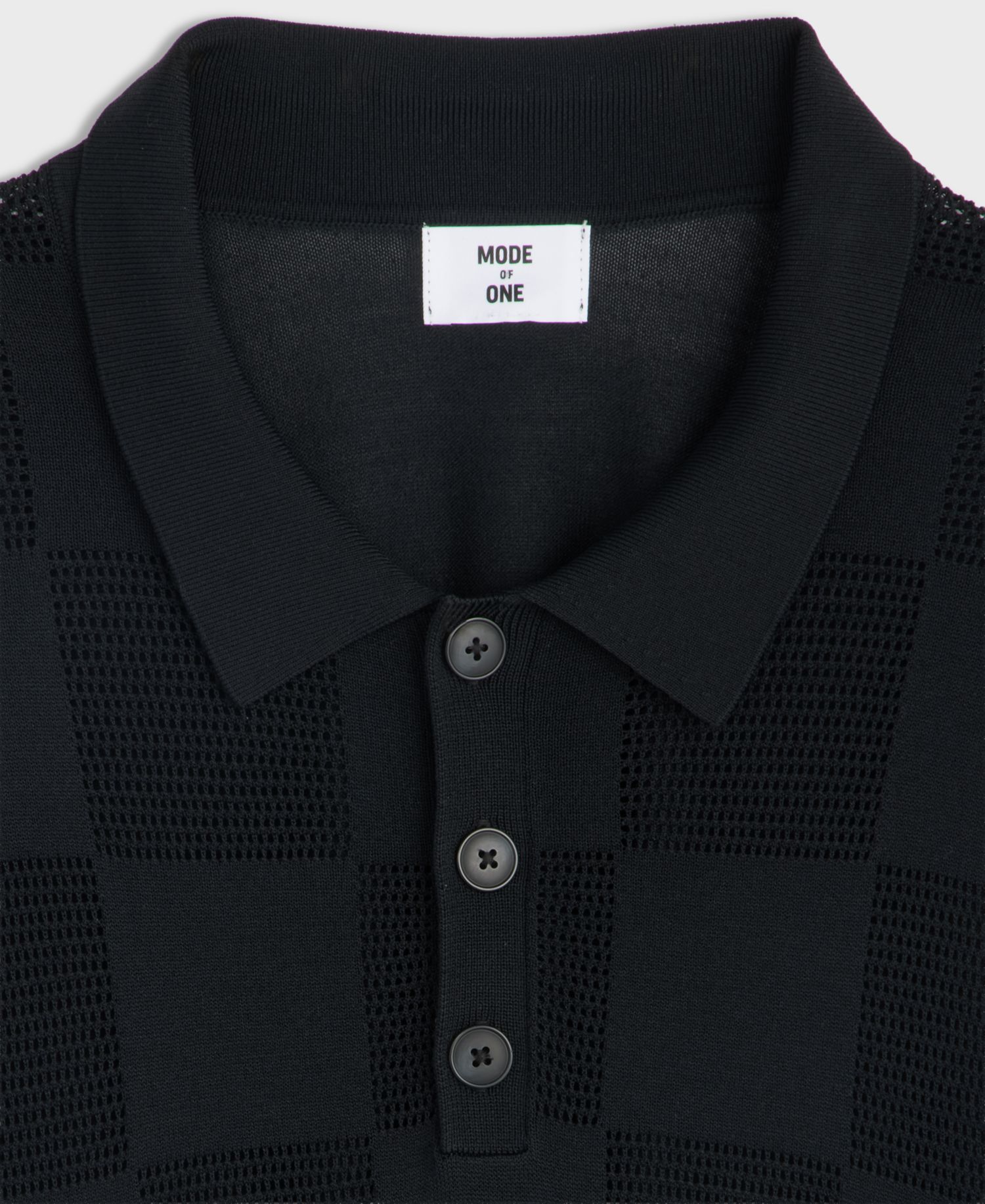Men's Relaxed-Fit Cable-Knit Polo Sweater