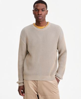 Men's Gemini Boxy Ribbed Crewneck Sweater