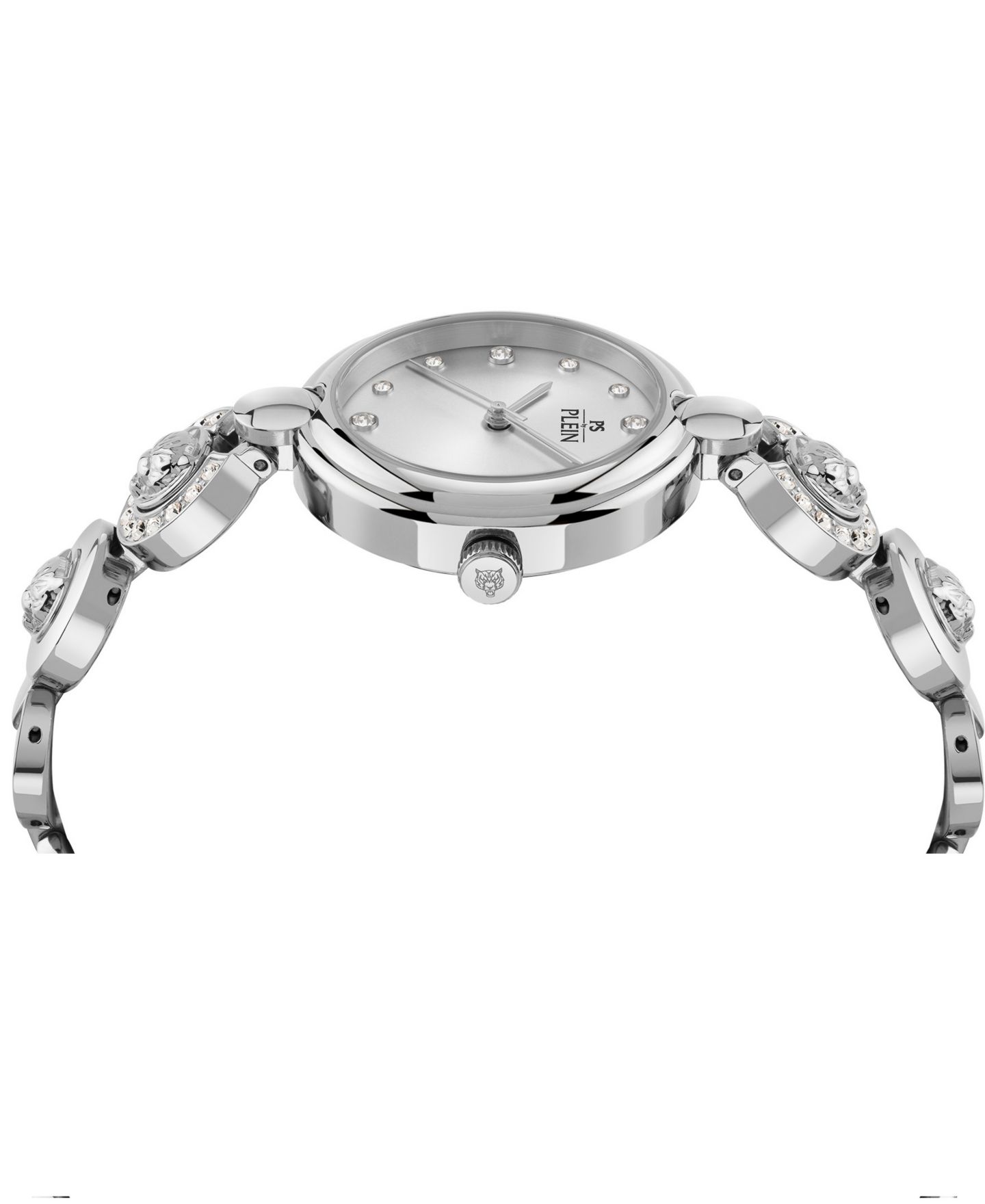 Женские часы Plein Sport Rebel Quartz Round Silver Stainless Steel Case 32mm — фото 3