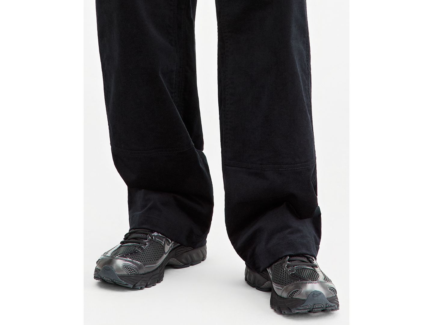 Мужские брюки Mode of One Baggy Corduroy Work Pants, цвет: Глубокий чёрный — фото 6