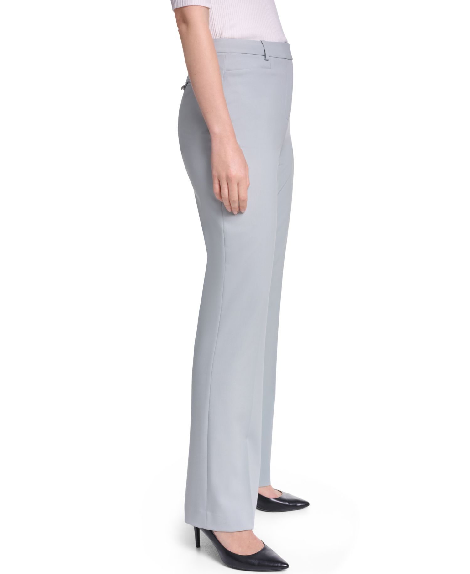 Women's High-Rise Straight-Leg Modern Fit Pants