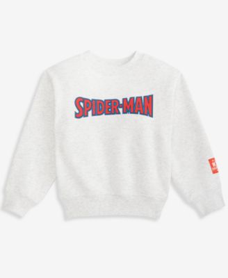 Toddler Boys' 2T-4T Spider-Man 100th Parade Balloon Long Sleeve Crewneck Sweatshirt