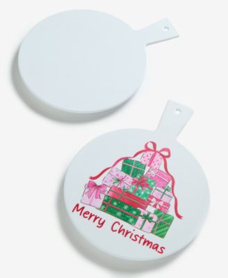 Melamine Presents Cheese Board, Set of 2
