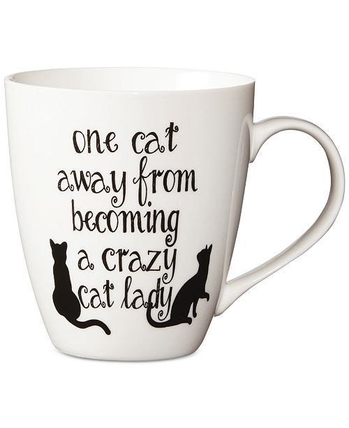 Pfaltzgraff Closeout One Cat Away From Being A Crazy Cat Lady Mug