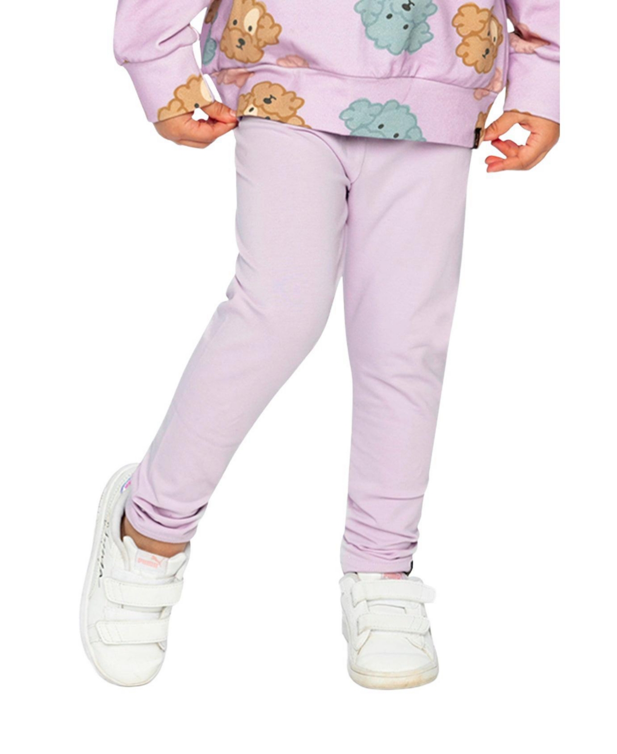 Deux par Little and Big Girl 6Y- 12Y Cotton Leggings Lavender