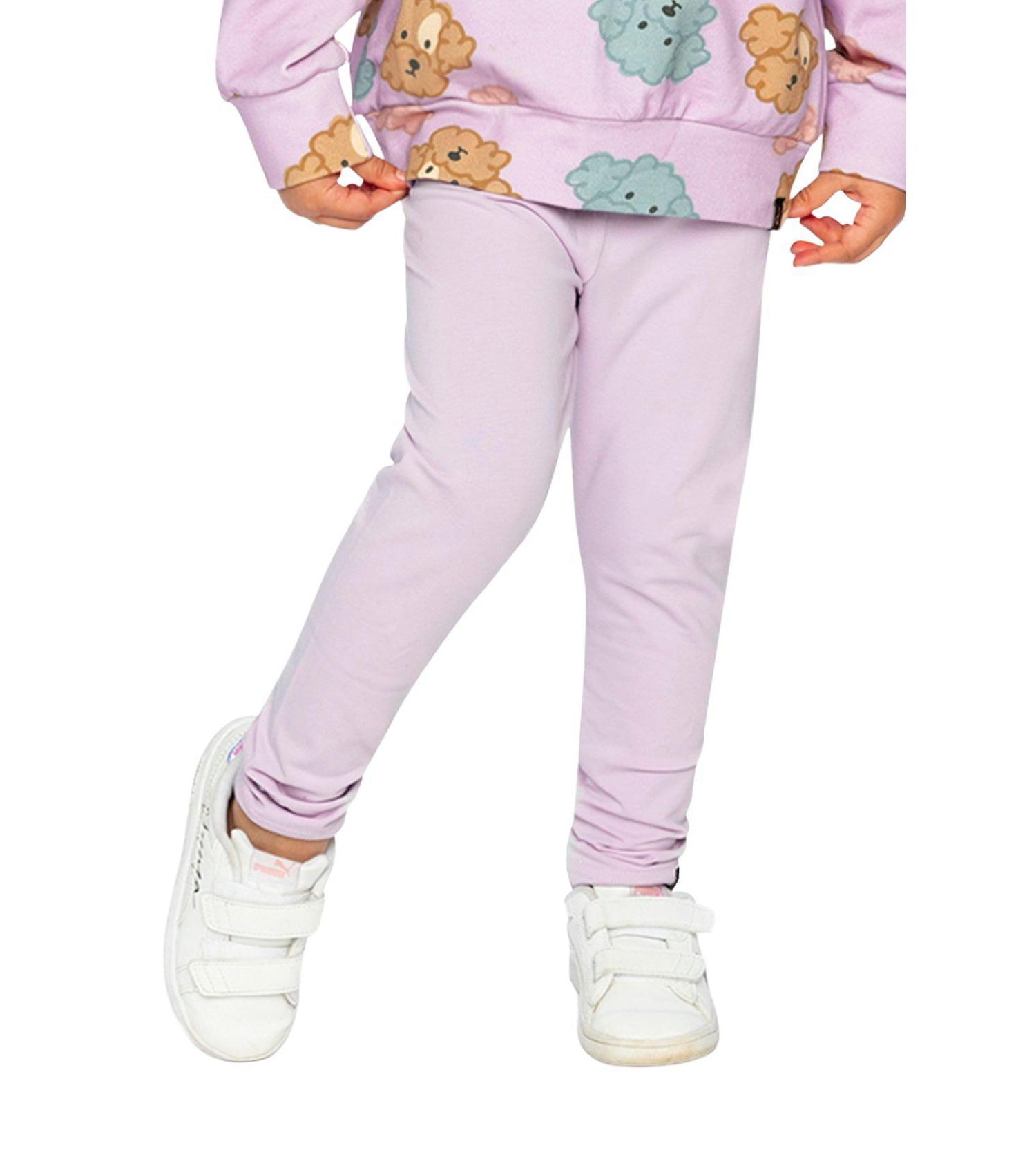 Big Girls 6Y- 12Y Cotton Leggings Lavender
