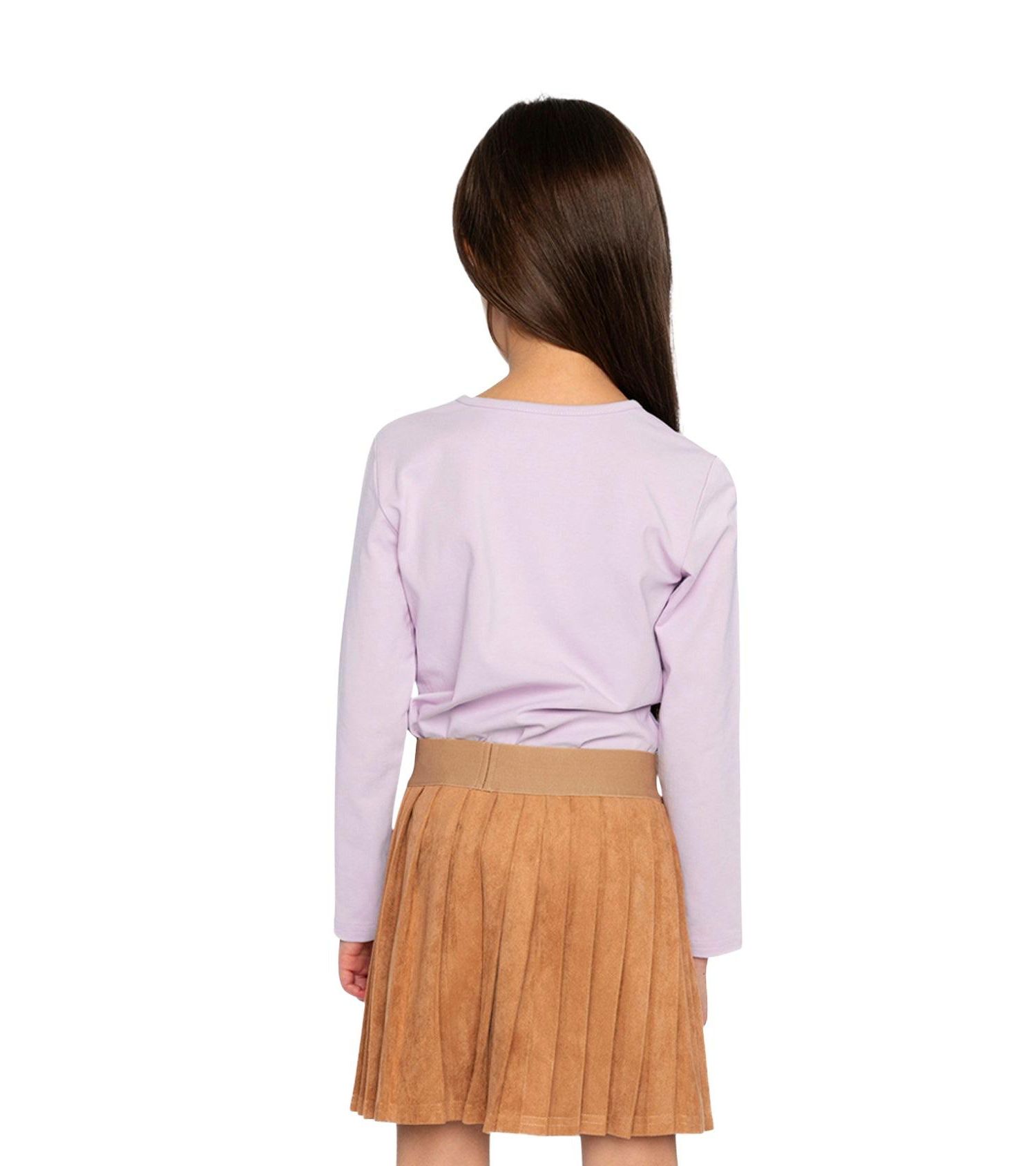 Toddler Girls Long Sleeve Organic Cotton T-Shirt