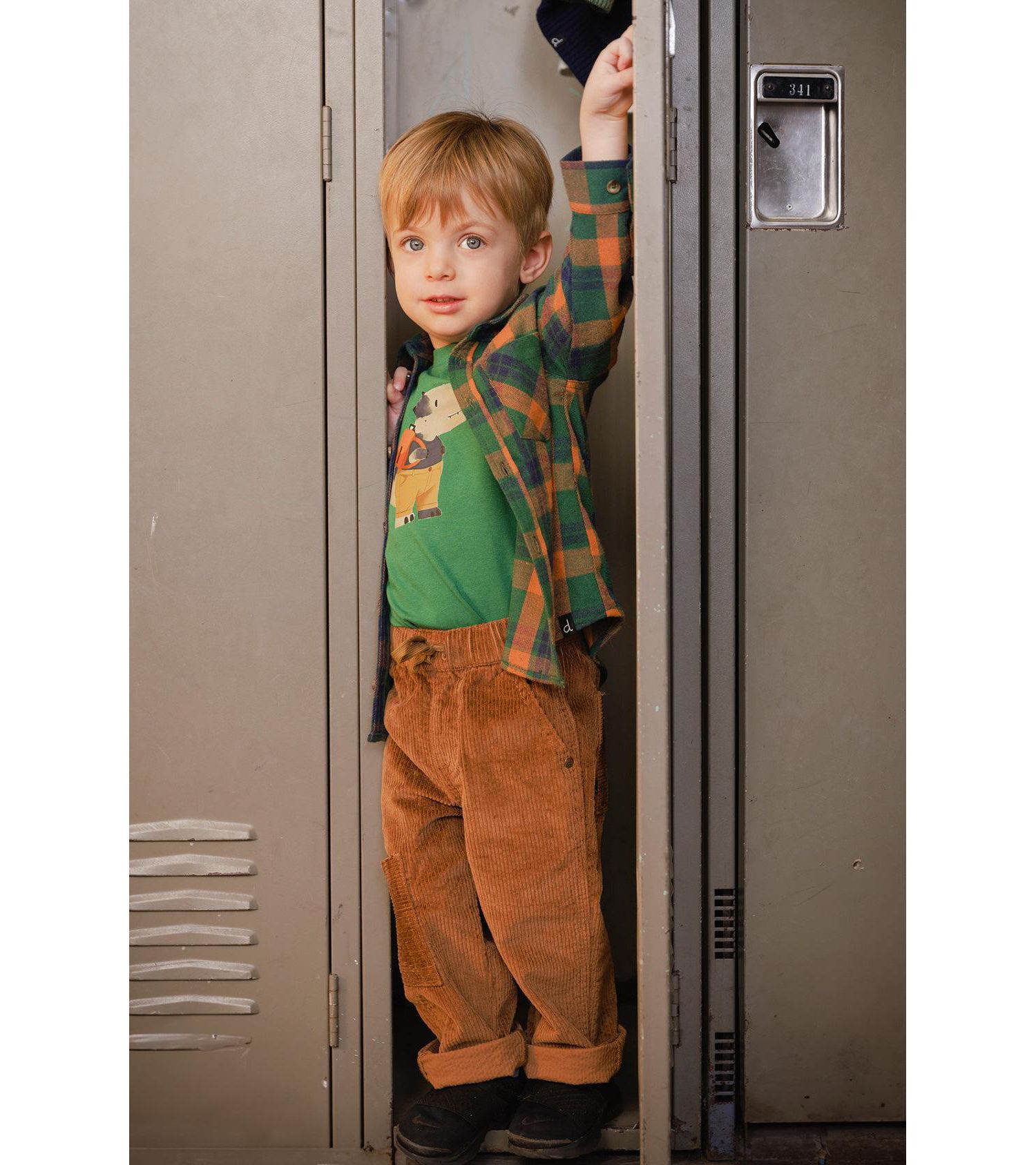 Little Boys 6-8 Long Sleeve Organic Cotton T-Shirt