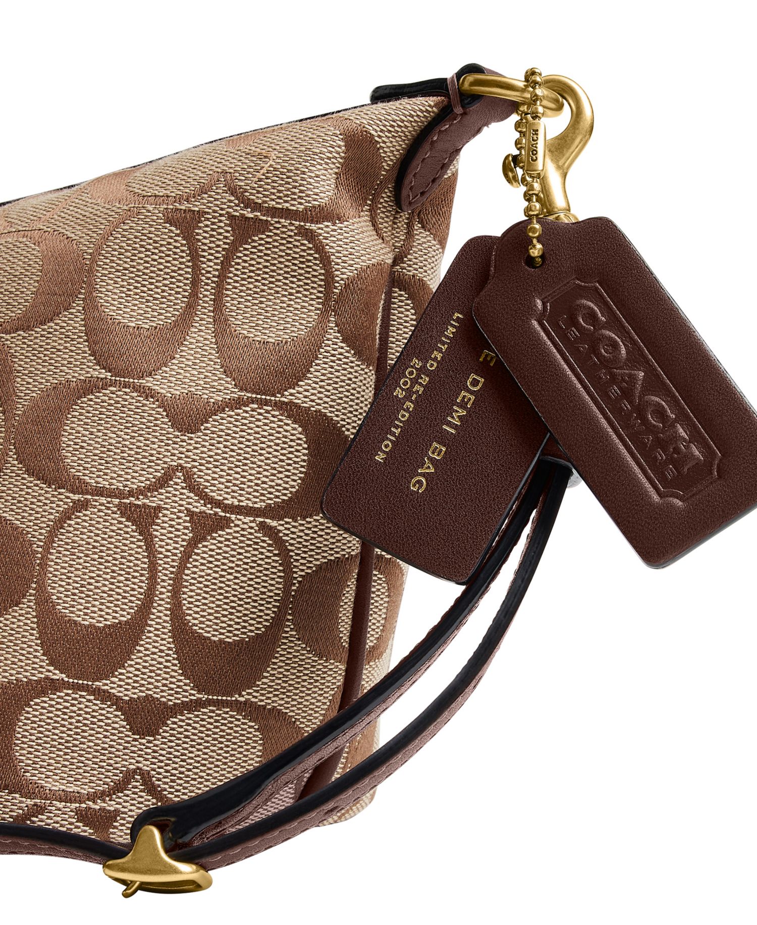 Demi Small Signature Jacquard Shoulder Bag