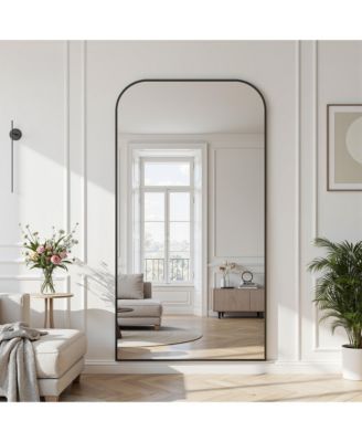 Full Length Mirror, 78"x38" Oversized Floor Mirror for Bedroom, Hanging Mounted for Living Room Cloakroom