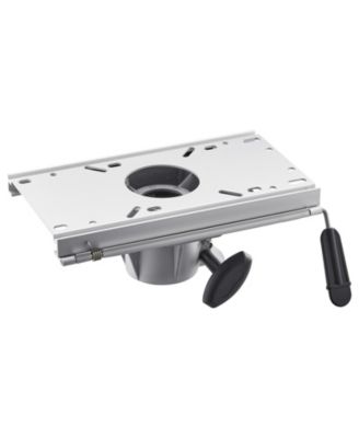 Sliding Boat Seat Pedestal Base for 2-7/8 in Post, Aluminum