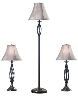 Kenroy Home Classic 3 Piece Lamp Set