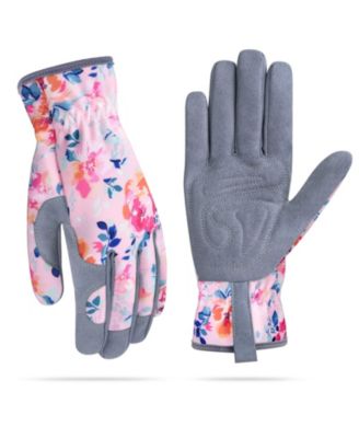 Women Leather Garden Gloves Thorn Proof Weeding Digging Pruning
