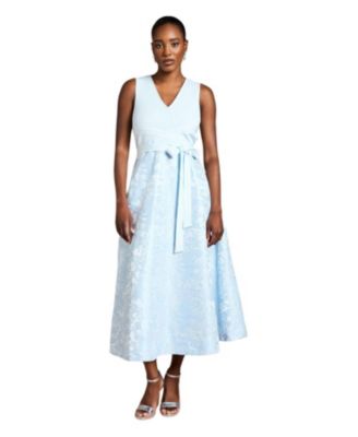a line midi dress for wedding guest Sequined Double V-Neck Sleeveless A-Line line silhouette create a flattering and feminine look Buy Women's A-Line Wedding Guest