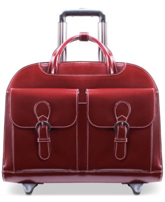 McKlein Davis Wheeled Briefcase 