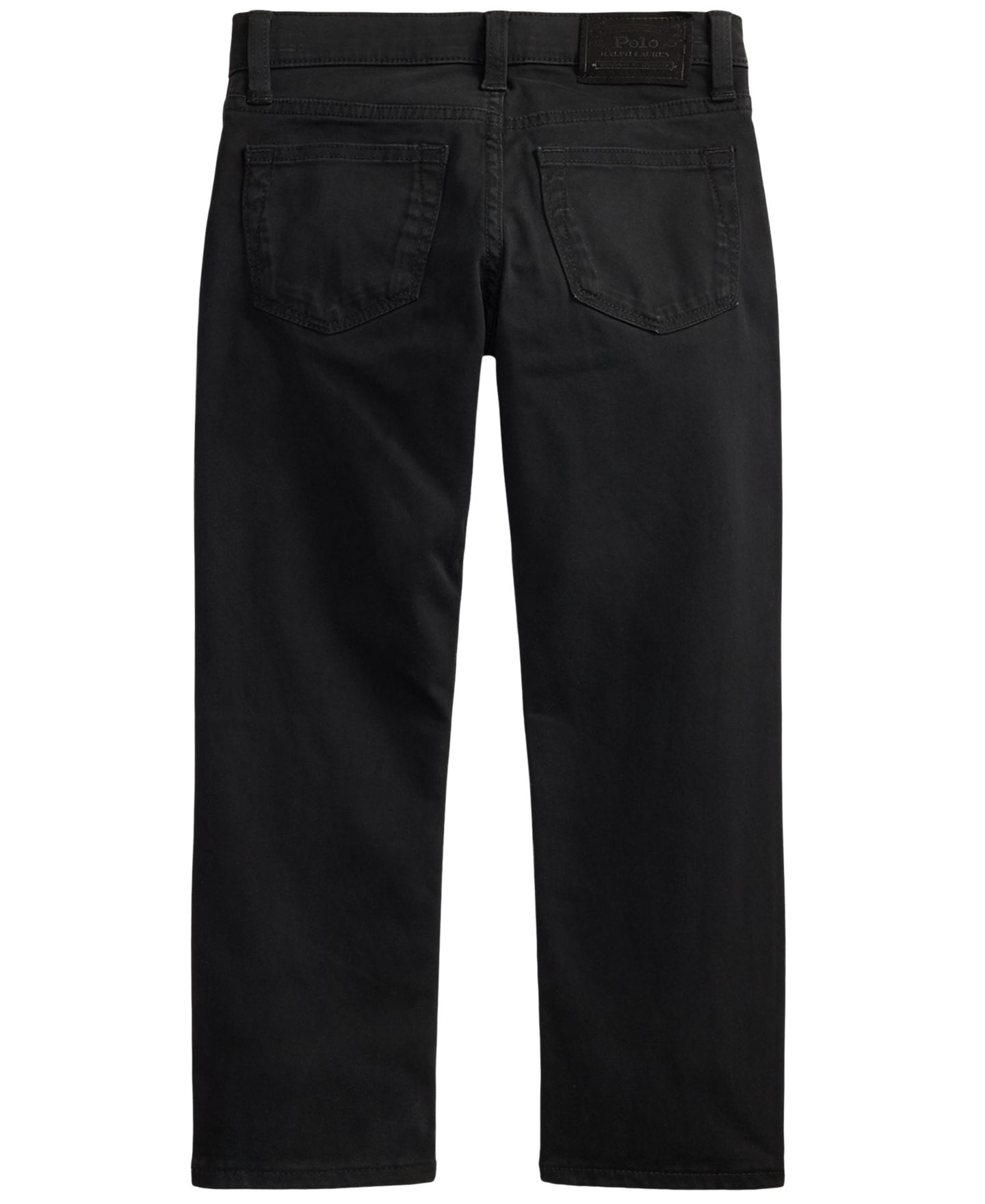 Детские брюки Polo Ralph Lauren Sullivan Slim из стретч-сатина, 2T-7, цвет: Чёрный — фото 2