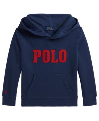 Boys' 2T-7 Logo Fleece Hoodie