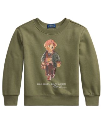 Boys' 2T-7 Polo Bear Fleece Sweatshirt