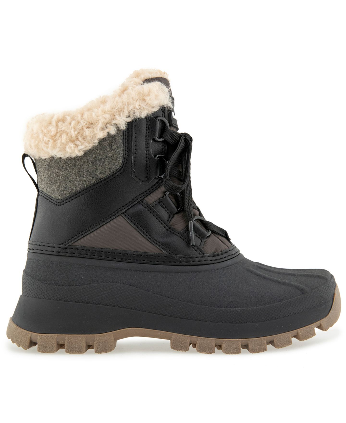 Женские ботинки JBU Fury Waterproof Cold Weather Lace-Up, цвет: Чёрный — фото 2